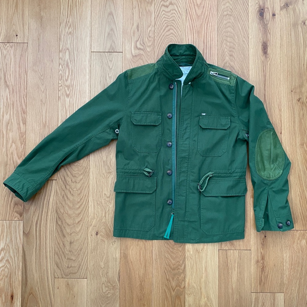 (SOLD) DIESEL jagarto green military field jacket M